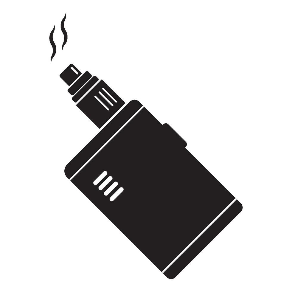 e-cigarette icon logo vector design template