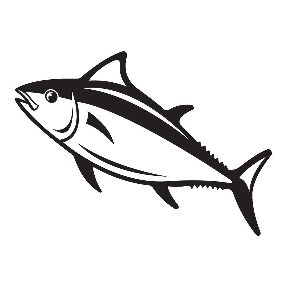 pescado icono logo vector diseño modelo