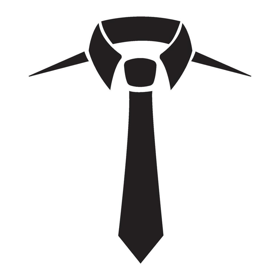 a tie icon logo vector design template