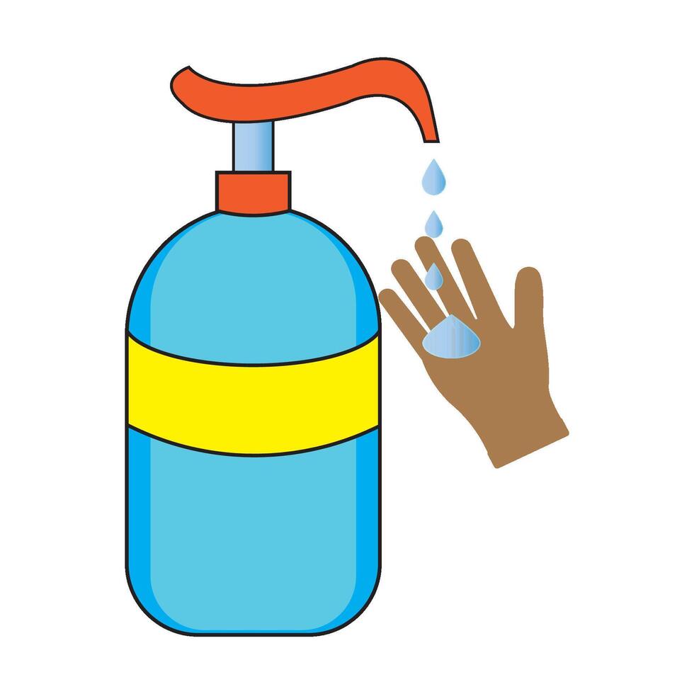 hand soap icon vector design template