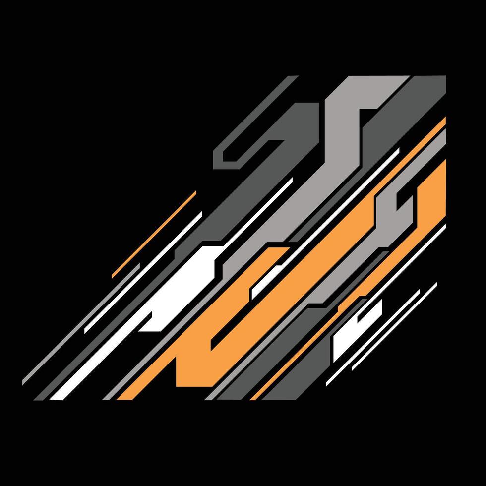 racing car sticker design vector. racing car sticker stripes vector