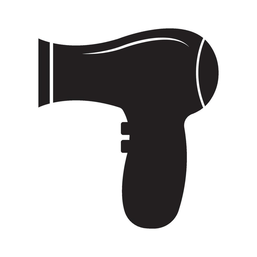 secador de pelo icono logo vector diseño modelo