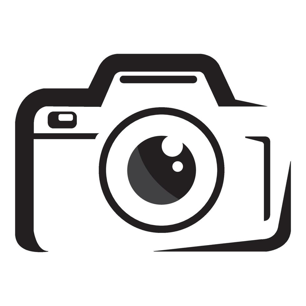 camera icon logo vector design template