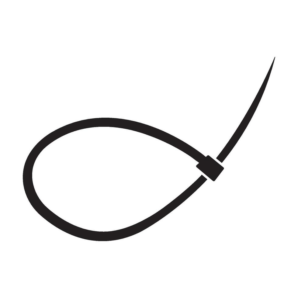 cable Corbata icono logo vector diseño modelo