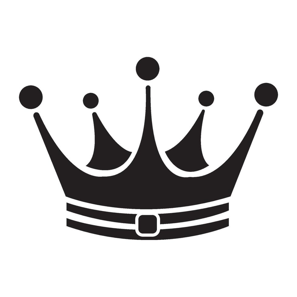 crown icon logo vector design template