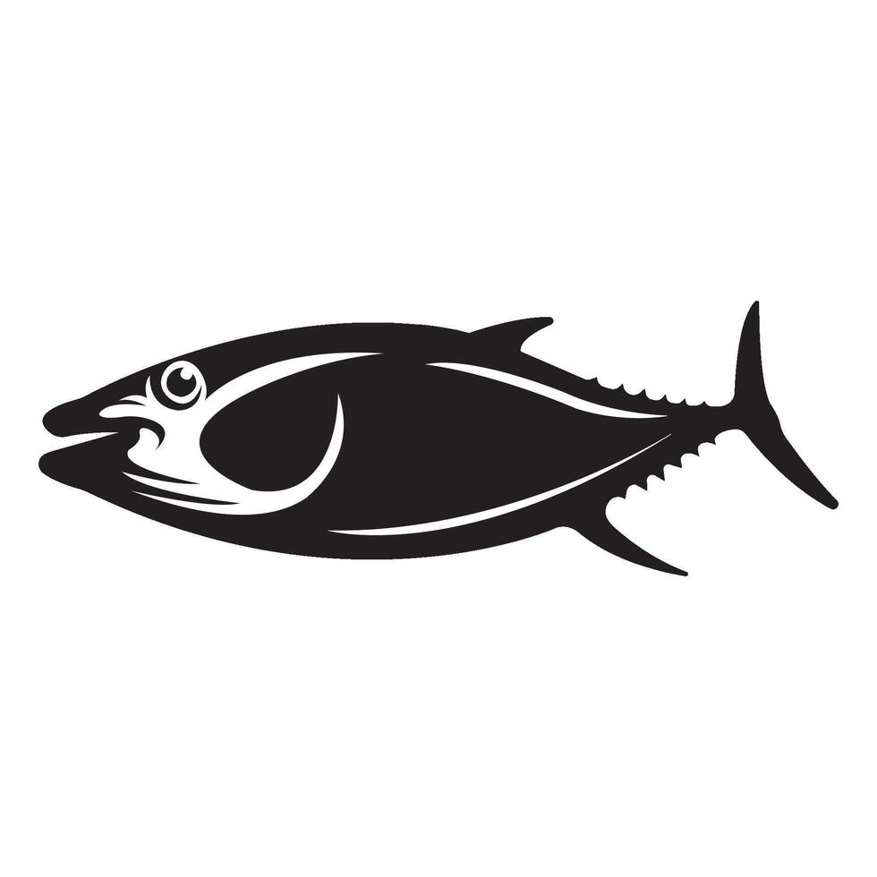 pescado icono logo vector diseño modelo