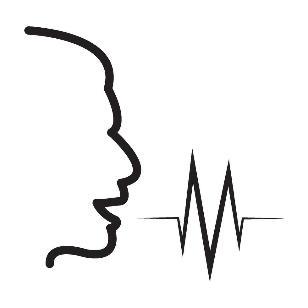 plantilla de diseño de vector de logotipo de icono de onda de sonido