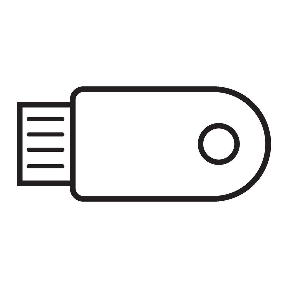 flashdisk icon logo vector design template