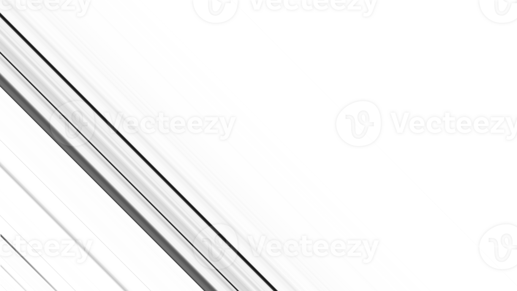 Black and white striped abstract background overlay. Motion effect. PNG graphic illustration with transparent background.