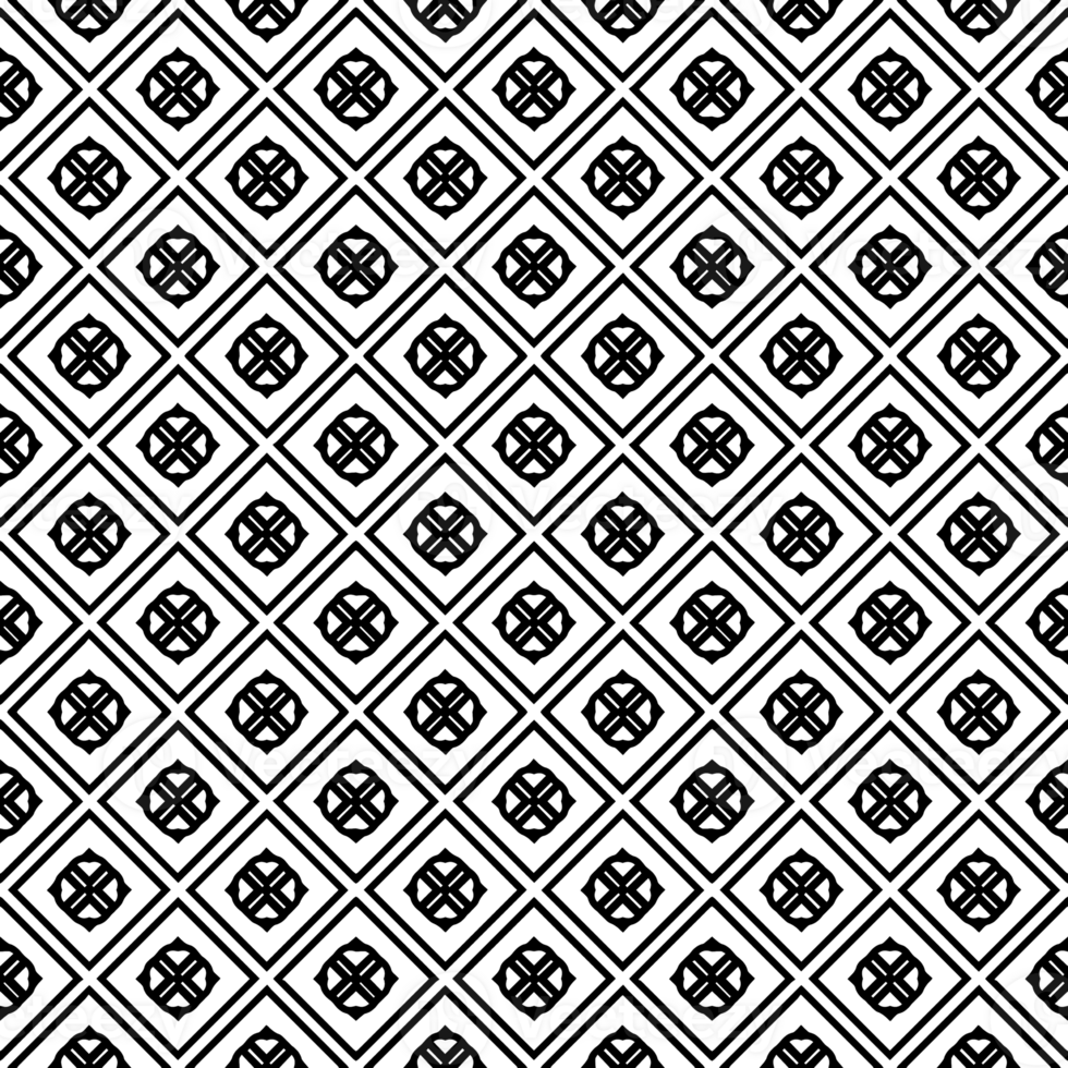 Black seamless abstract pattern. Overlay for background and backdrop. Ornamental design. PNG graphic illustration with transparent background.