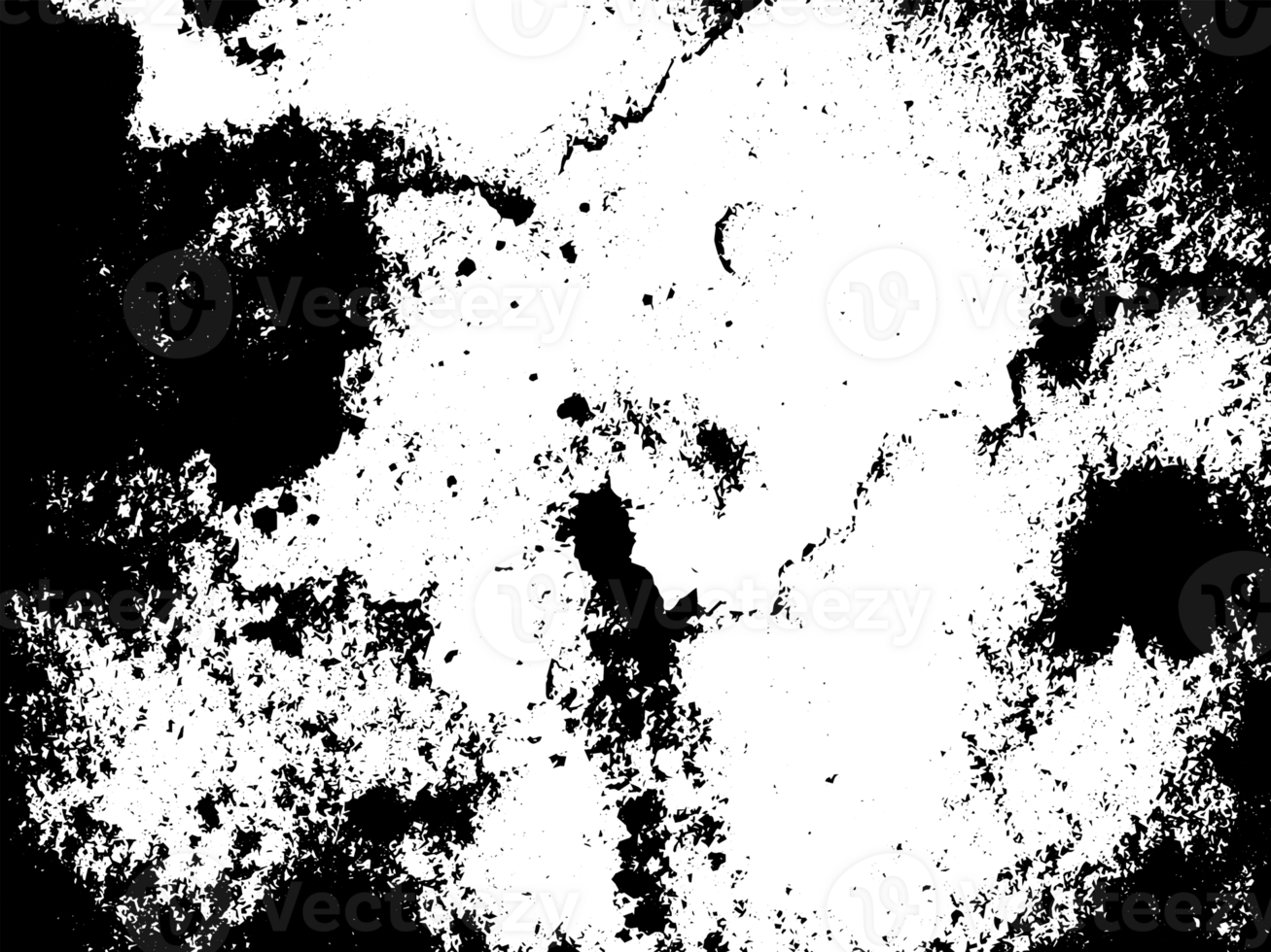 Rustic grunge texture with grain and stains. Abstract noise background. PNG graphic illustration with transparent background.