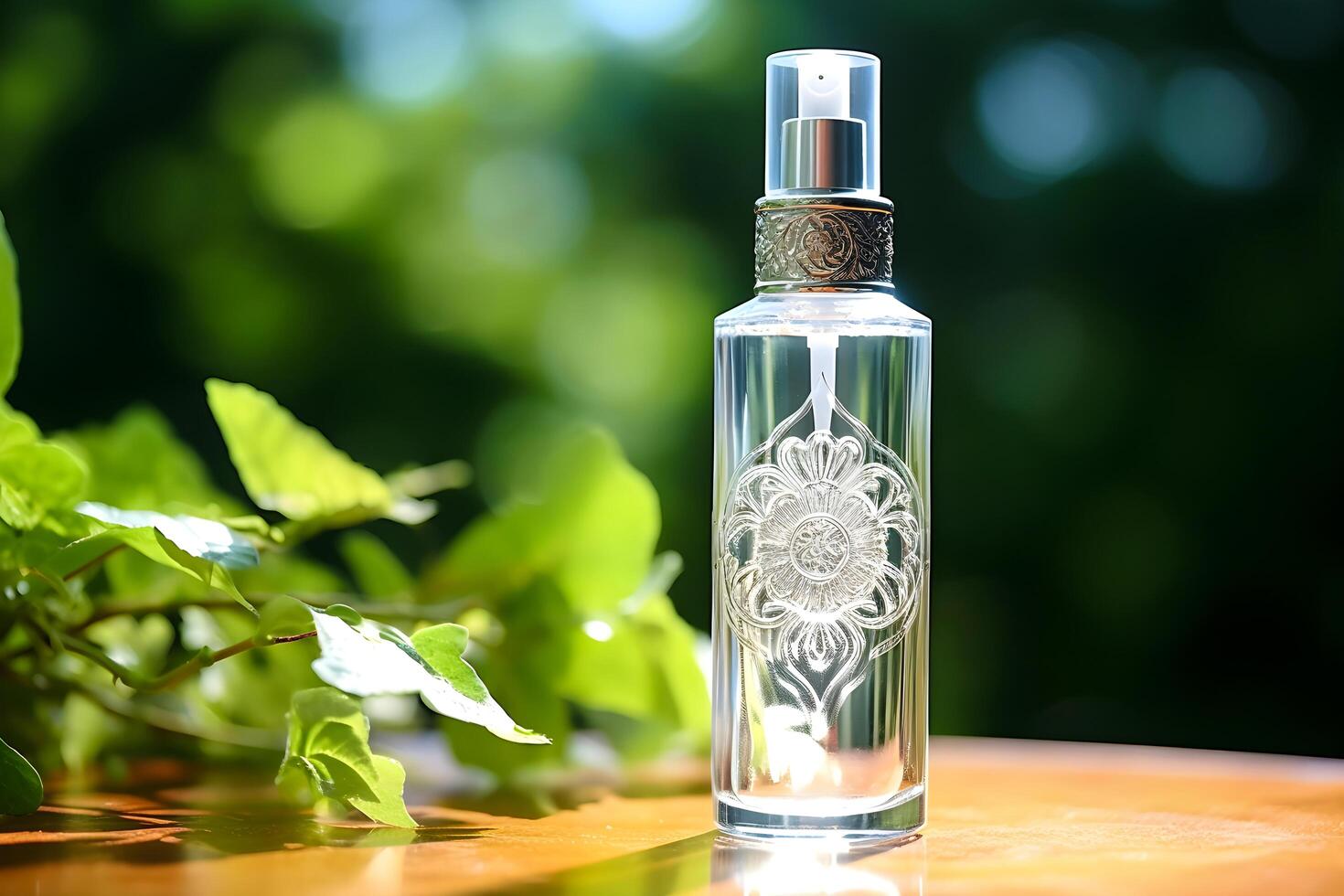 AI generated Decorative Delight High-Quality Face Mist Spray. AI Generative photo