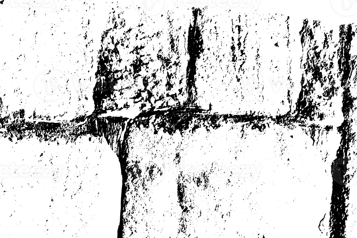 Rustic grunge texture with grain and stains. Abstract noise background. PNG graphic illustration with transparent background.