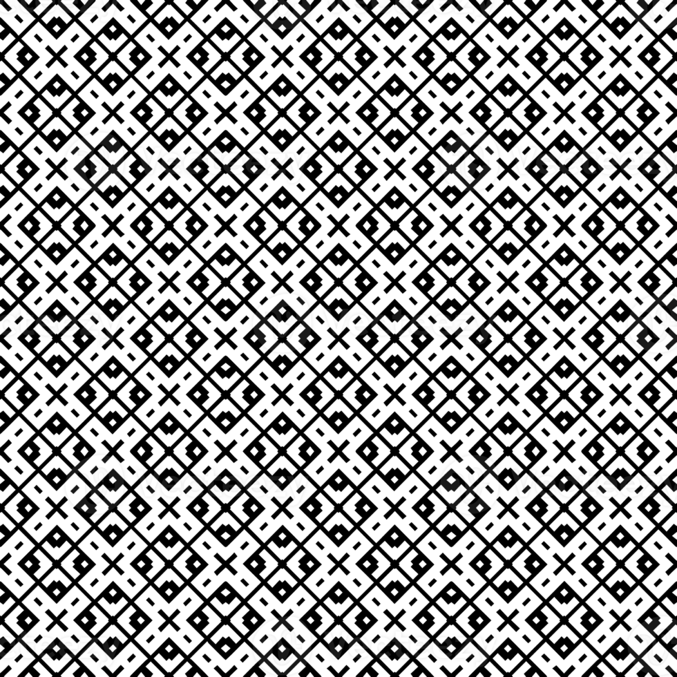 Black seamless abstract pattern. Overlay for background and backdrop. Ornamental design. PNG graphic illustration with transparent background.