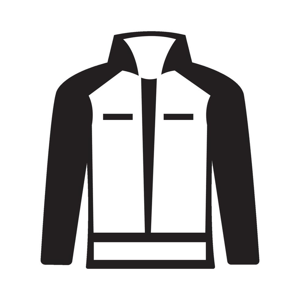 de los hombres chaqueta icono logo vector diseño modelo