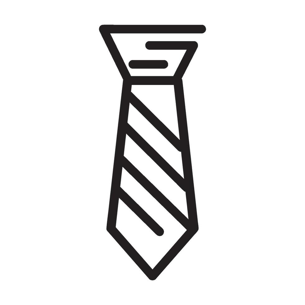 un Corbata icono logo vector diseño modelo