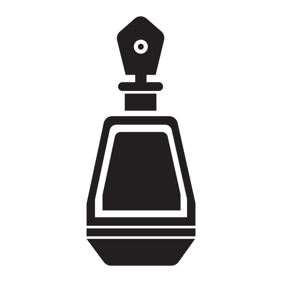 perfume icono logo vector diseño modelo