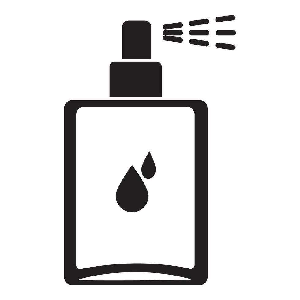 perfume icono logo vector diseño modelo