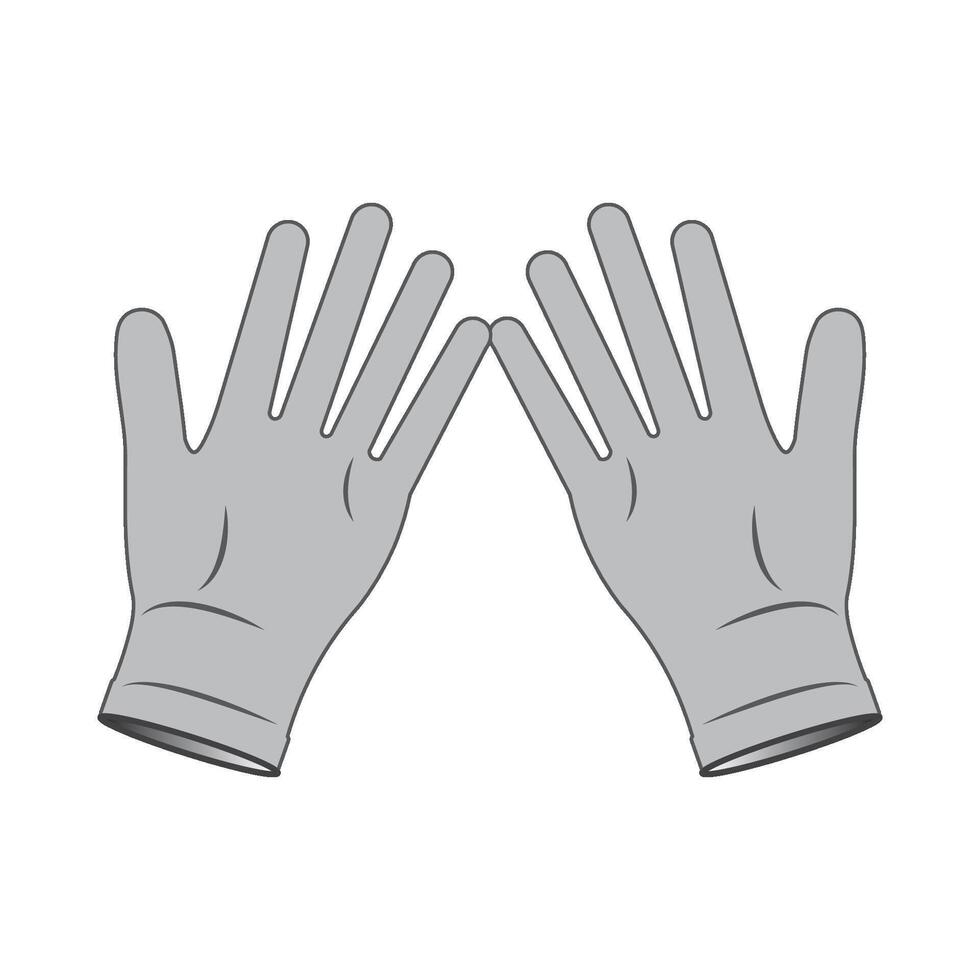 guantes icono vector diseño modelo