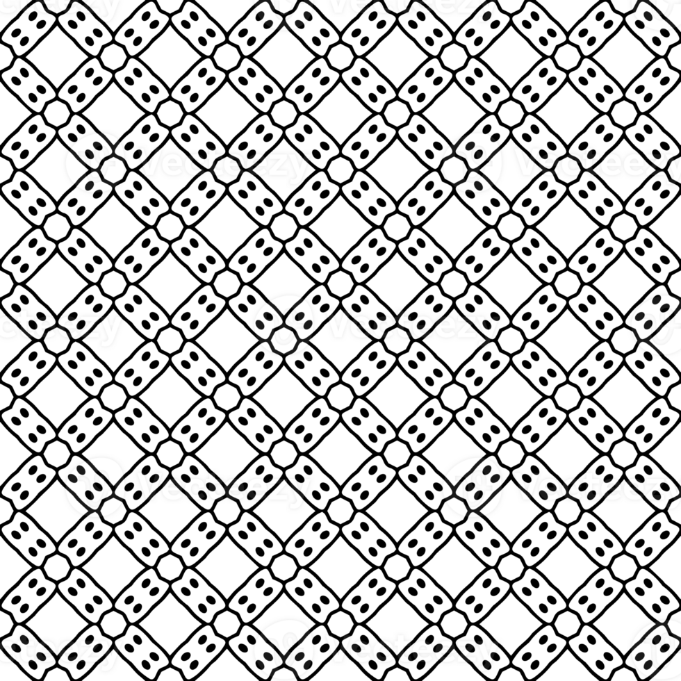 Black seamless abstract pattern. Overlay for background and backdrop. Ornamental design. PNG graphic illustration with transparent background.