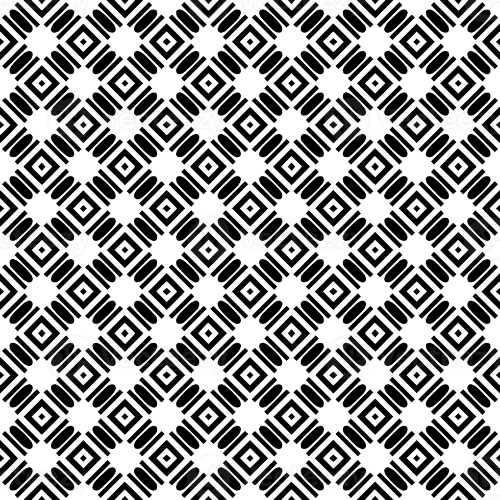 Black seamless abstract pattern. Overlay for background and backdrop. Ornamental design. PNG graphic illustration with transparent background.