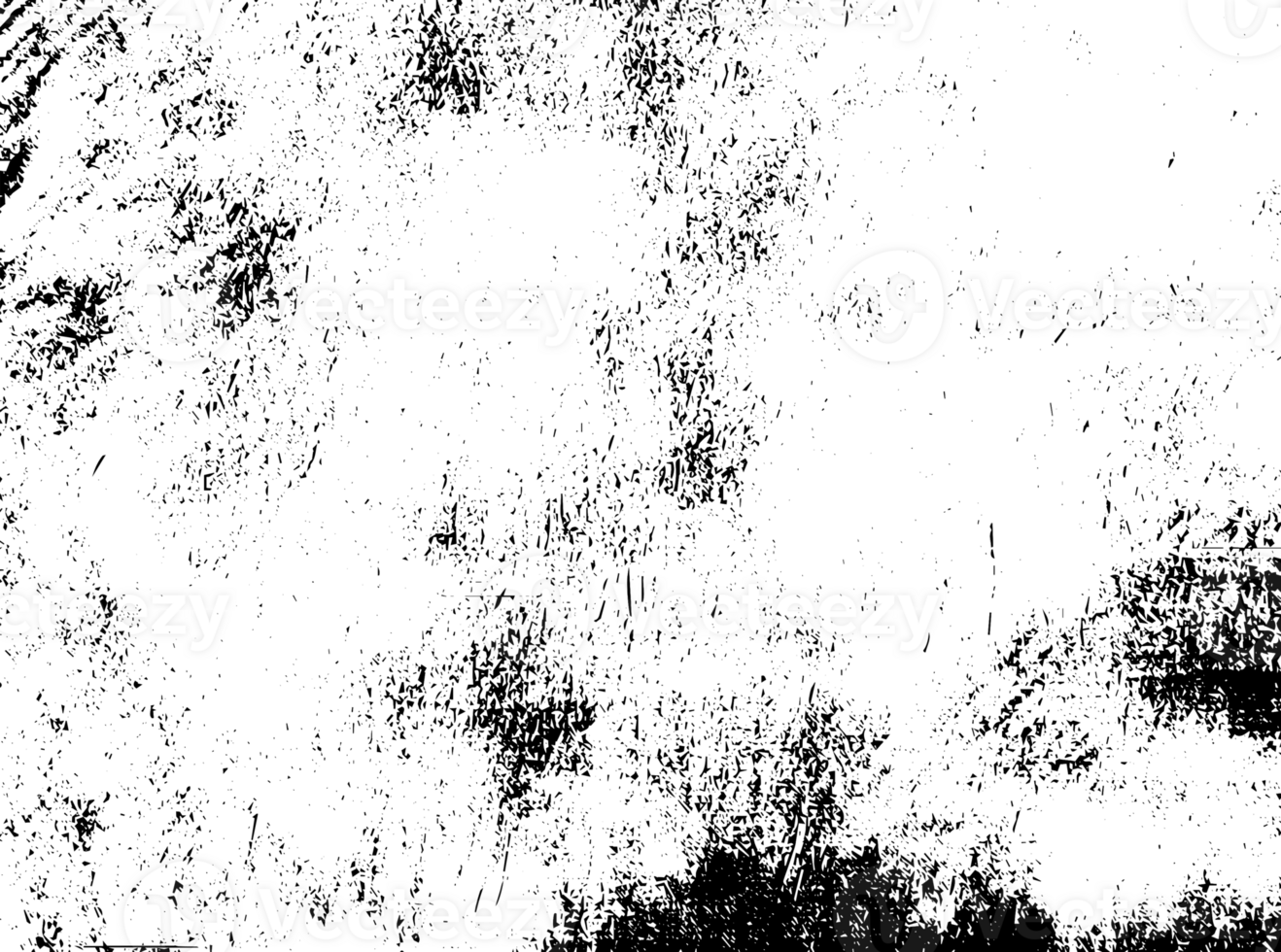 Rustic grunge texture with grain and stains. Abstract noise background. PNG graphic illustration with transparent background.