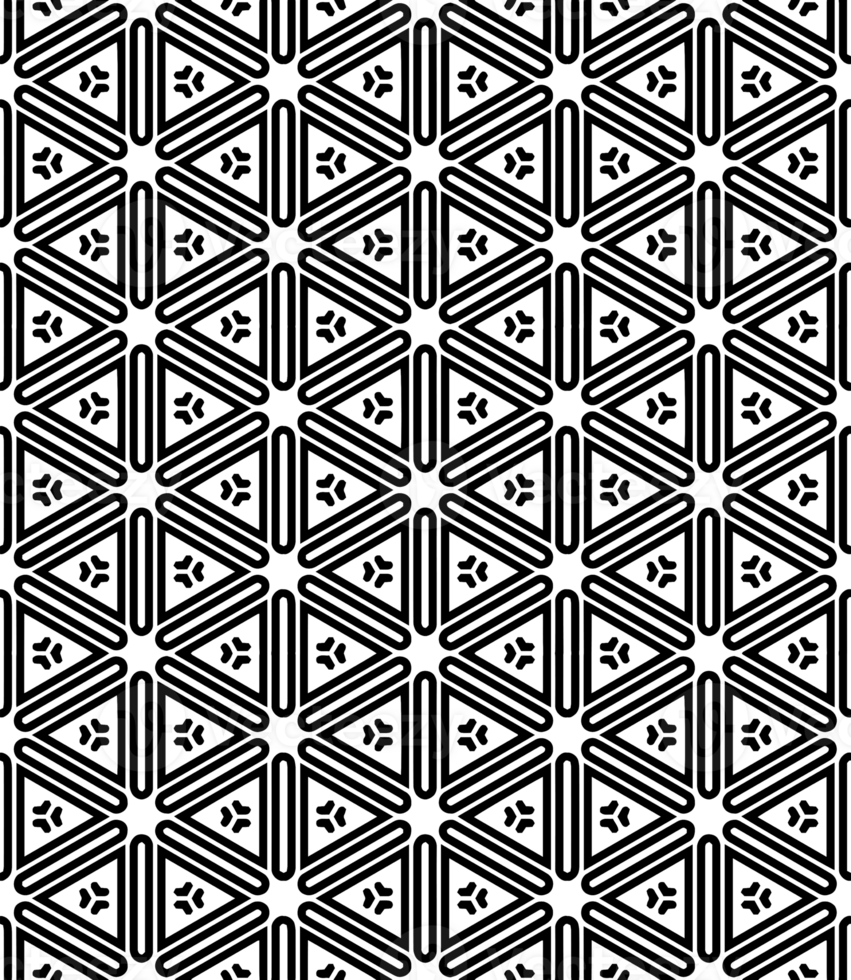 Black seamless abstract pattern. Overlay for background and backdrop. Ornamental design. PNG graphic illustration with transparent background.