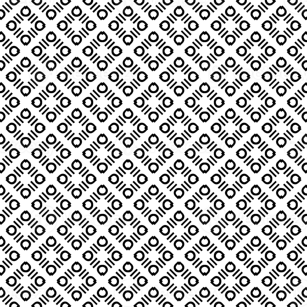 Black seamless abstract pattern. Overlay for background and backdrop. Ornamental design. PNG graphic illustration with transparent background.