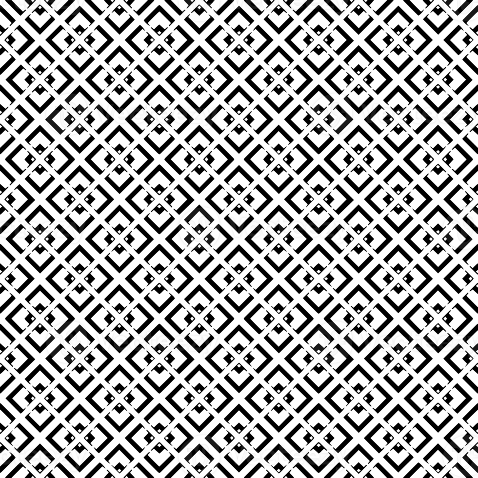 Black seamless abstract pattern. Overlay for background and backdrop. Ornamental design. PNG graphic illustration with transparent background.