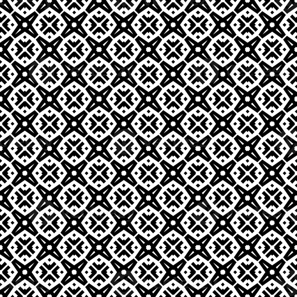 Black seamless abstract pattern. Overlay for background and backdrop. Ornamental design. PNG graphic illustration with transparent background.