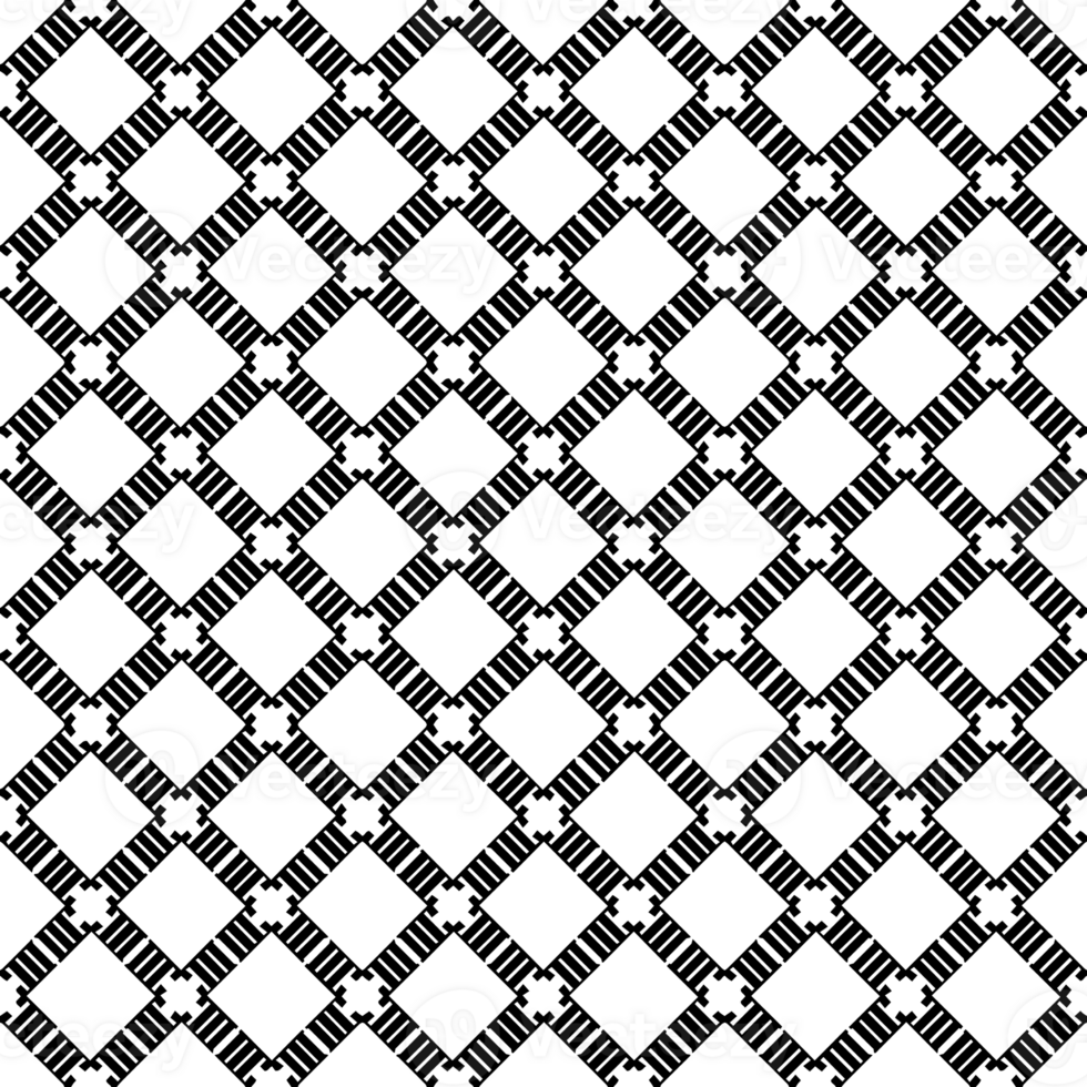 Black seamless abstract pattern. Overlay for background and backdrop. Ornamental design. PNG graphic illustration with transparent background.