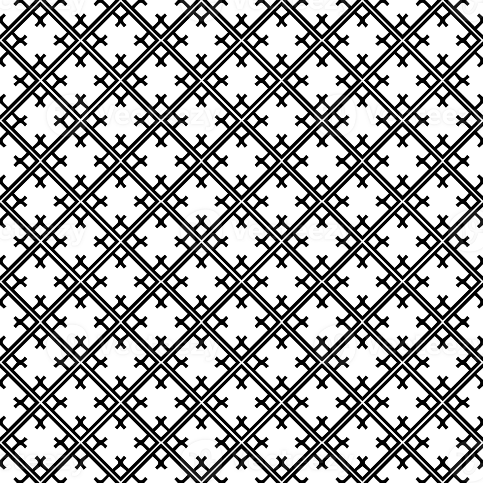 Black seamless abstract pattern. Overlay for background and backdrop. Ornamental design. PNG graphic illustration with transparent background.