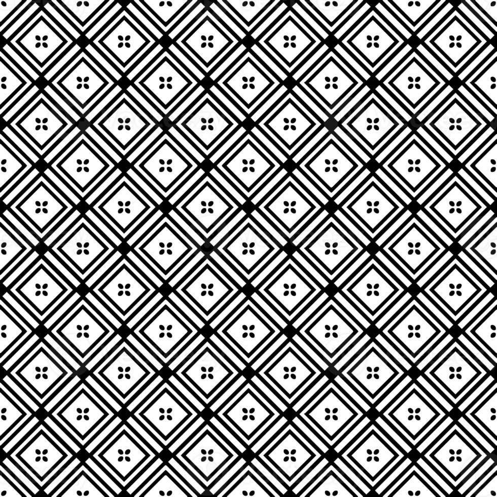 Black seamless abstract pattern. Overlay for background and backdrop. Ornamental design. PNG graphic illustration with transparent background.