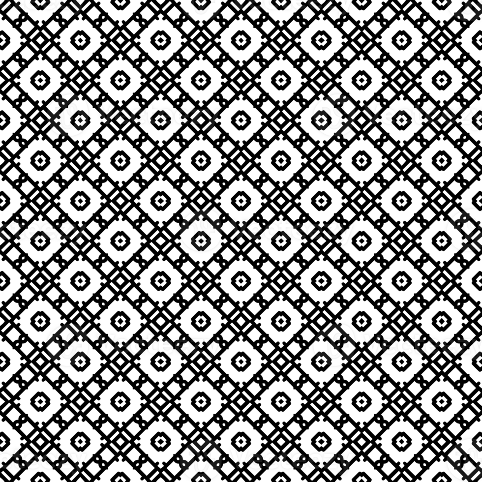 Black seamless abstract pattern. Overlay for background and backdrop. Ornamental design. PNG graphic illustration with transparent background.