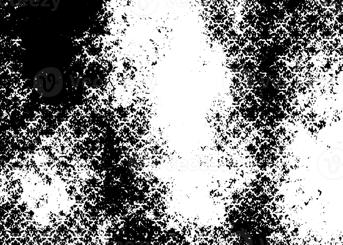 Rustic grunge texture with grain and stains. Abstract noise background. PNG graphic illustration with transparent background.