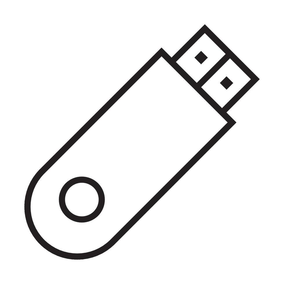 flashdisk icon logo vector design template