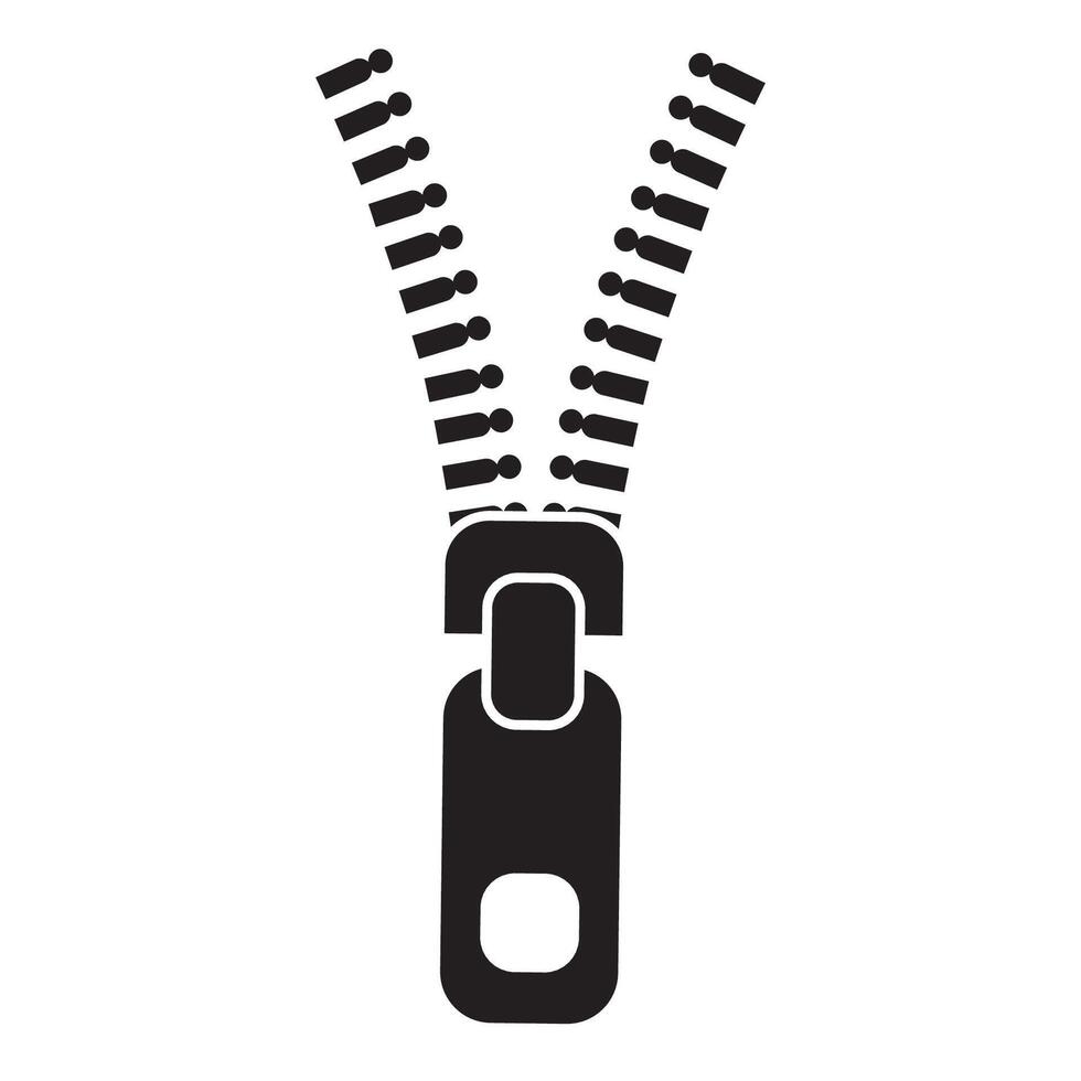 zipper icon logo vector design template