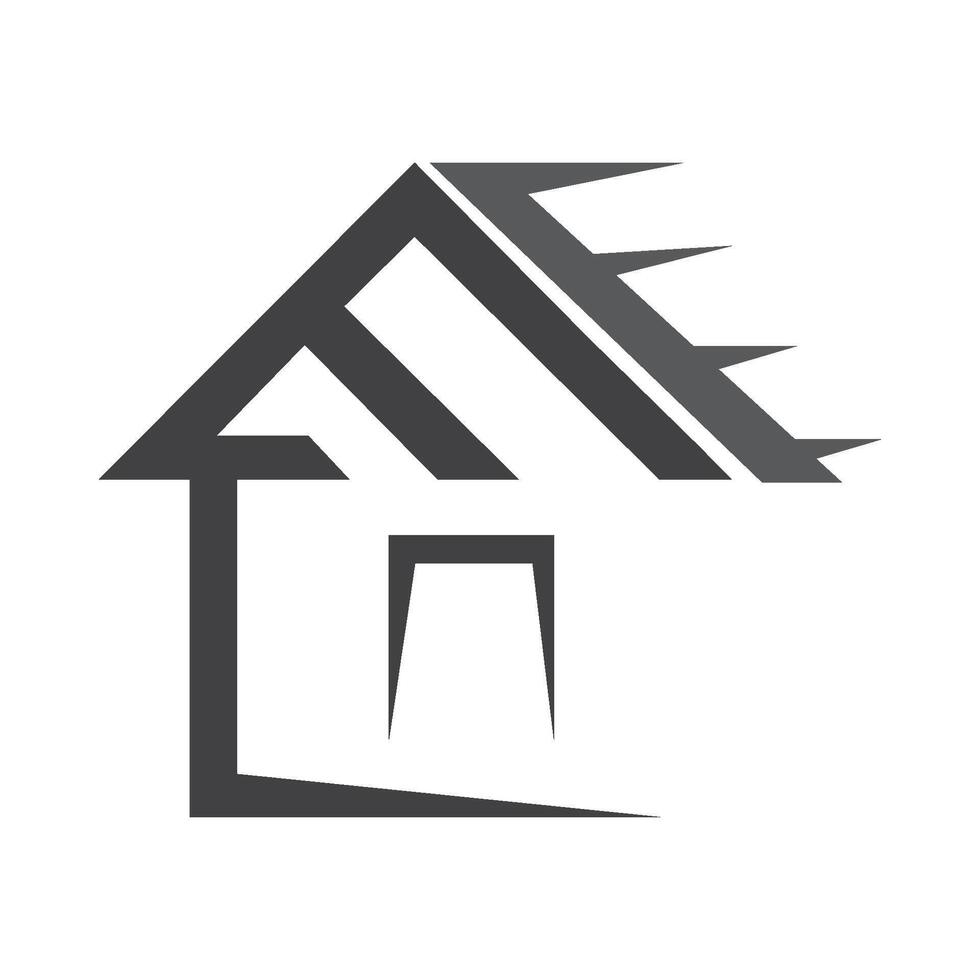 plantilla de diseño de vector de logotipo de icono de casa