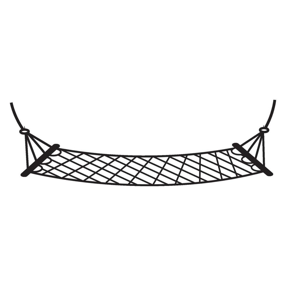 hammock icon logo vector design template
