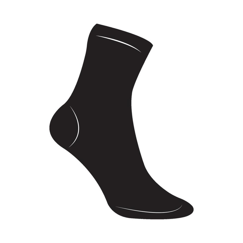 sock icon logo vector design template