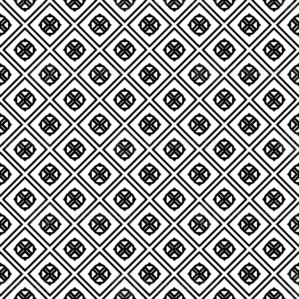 Black seamless abstract pattern. Overlay for background and backdrop. Ornamental design. PNG graphic illustration with transparent background.