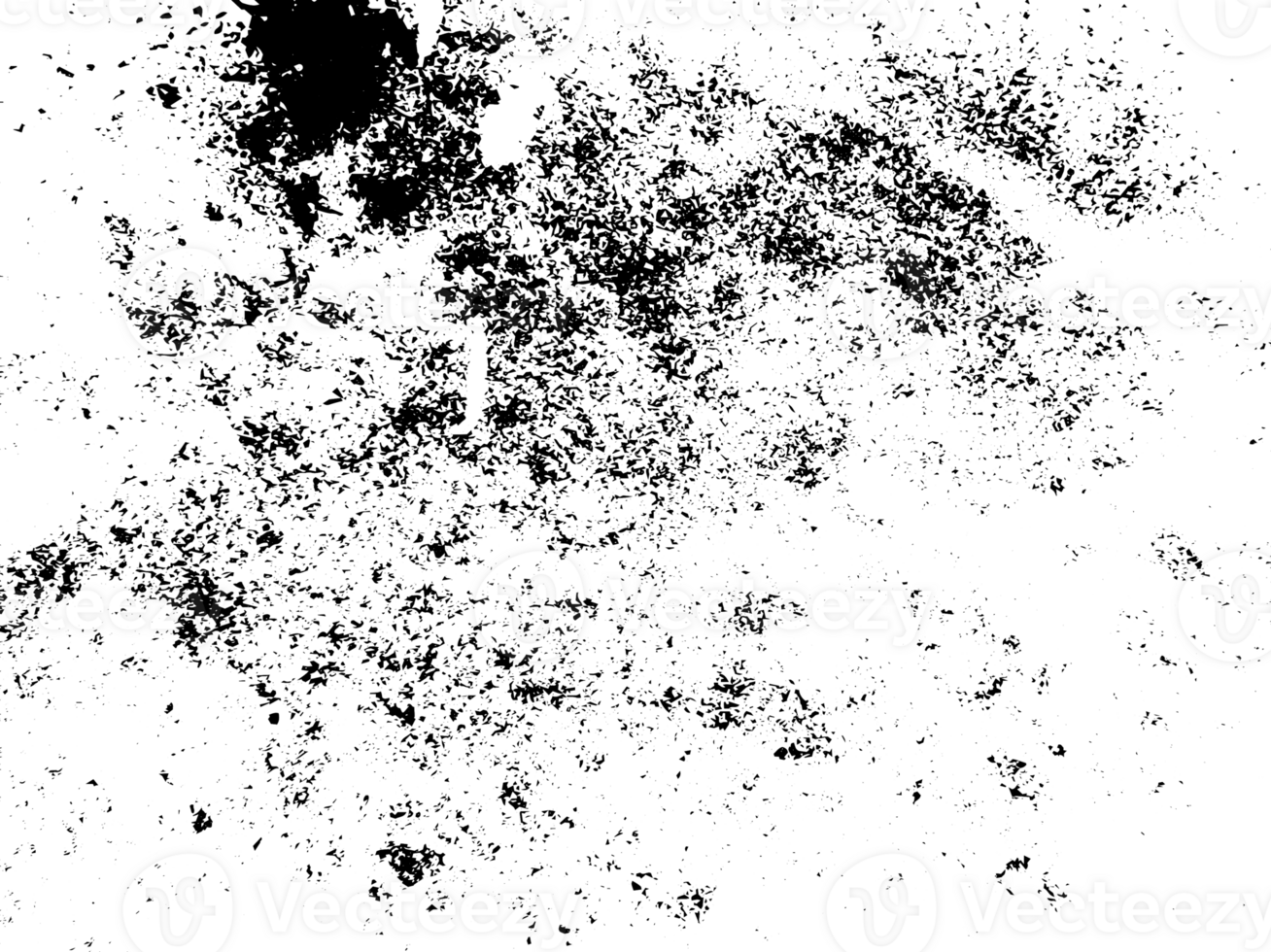 Rustic grunge texture with grain and stains. Abstract noise background. PNG graphic illustration with transparent background.