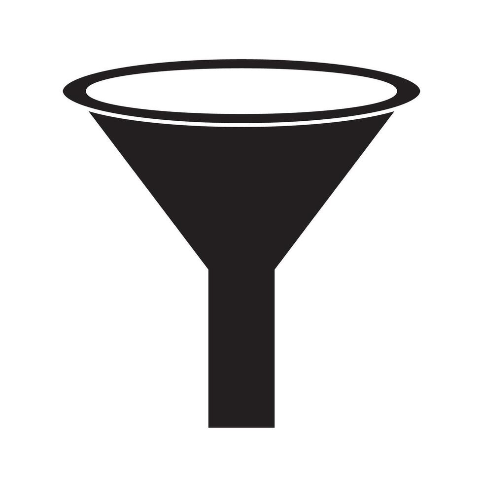 water funnel icon logo vector design template