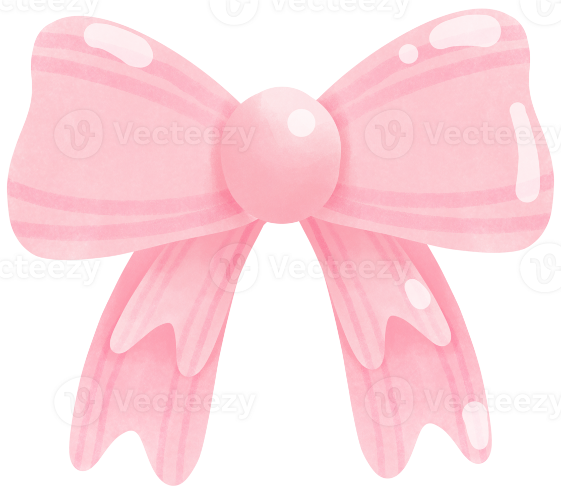 Pink baby girl ribbon png