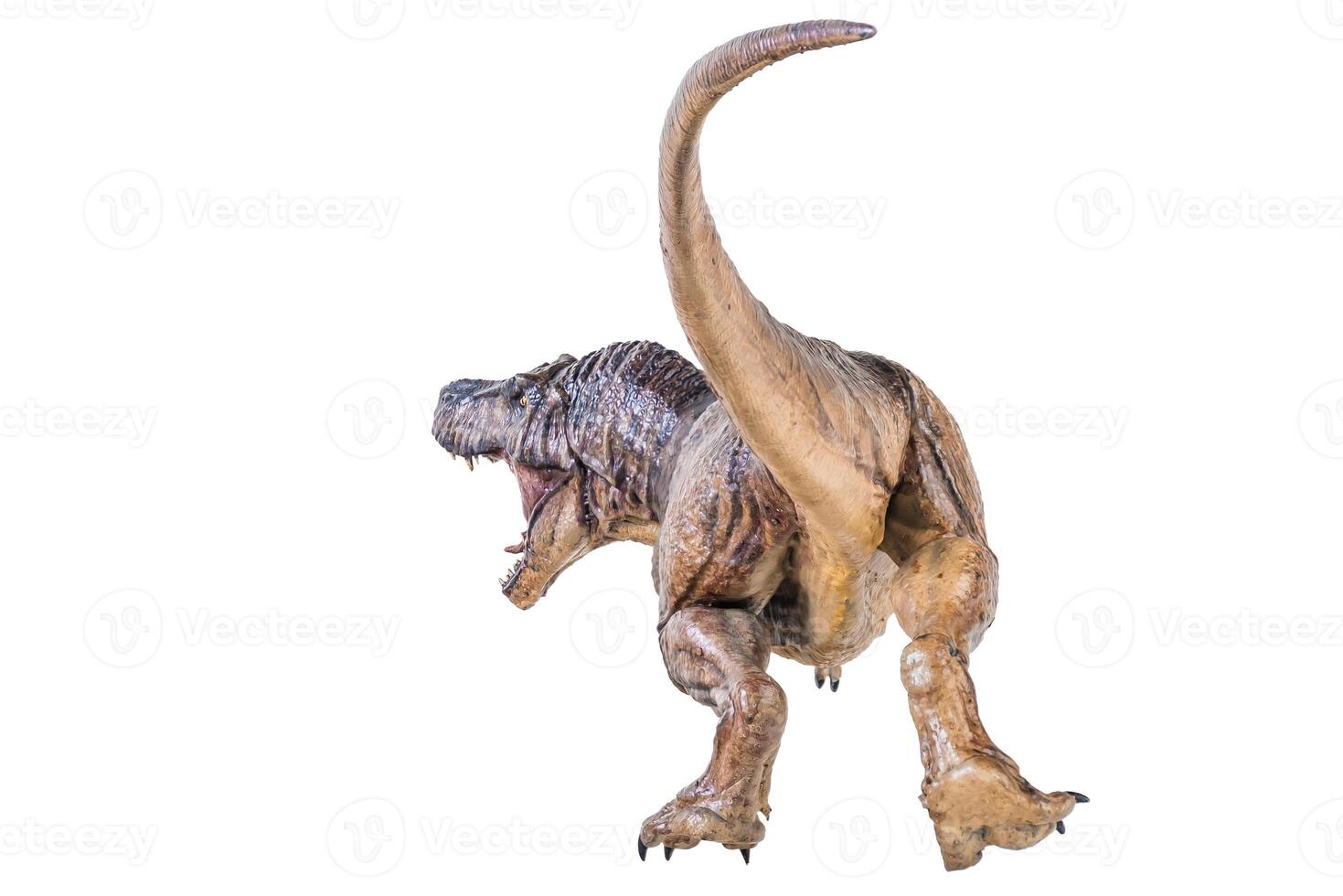 Trex Tyrannosaurus dinosaur on isolated background photo