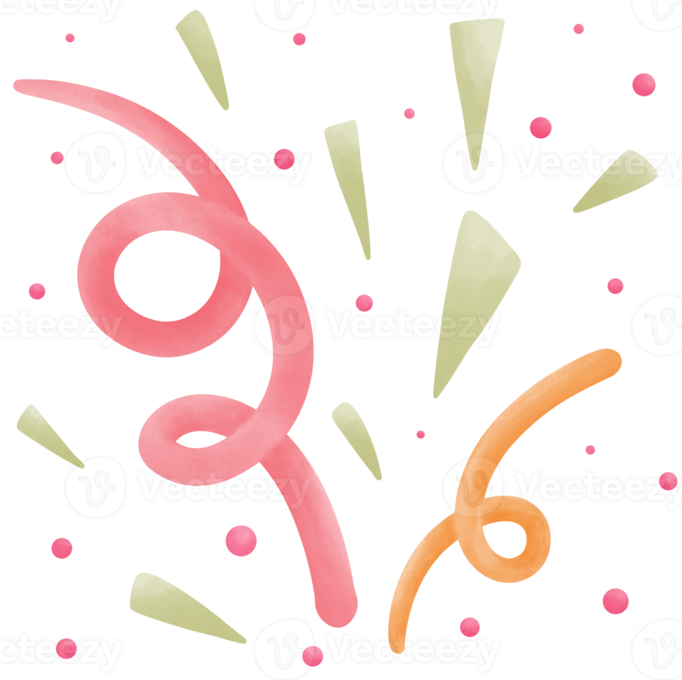 Confetti crackers for party png