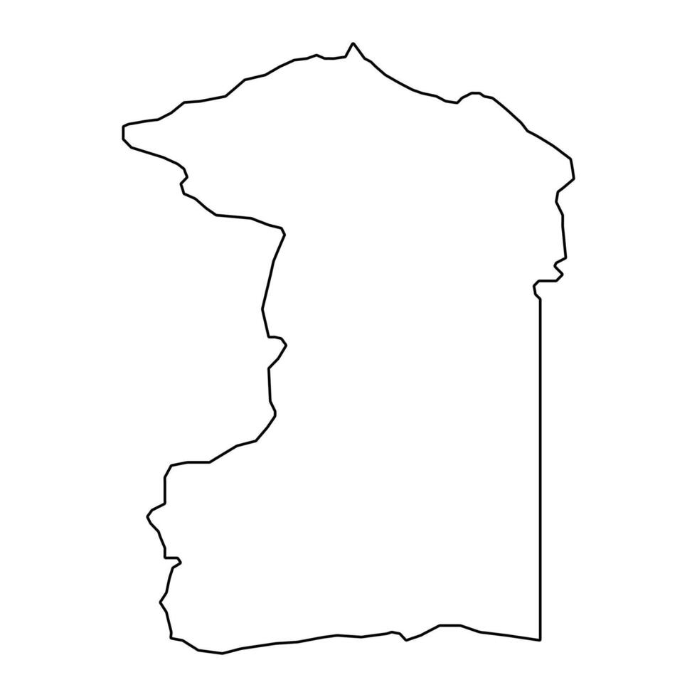 Penal Debe region map, administrative division of Trinidad and Tobago. Vector illustration.