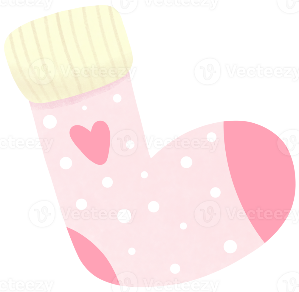 bébé fille douche chaussette png