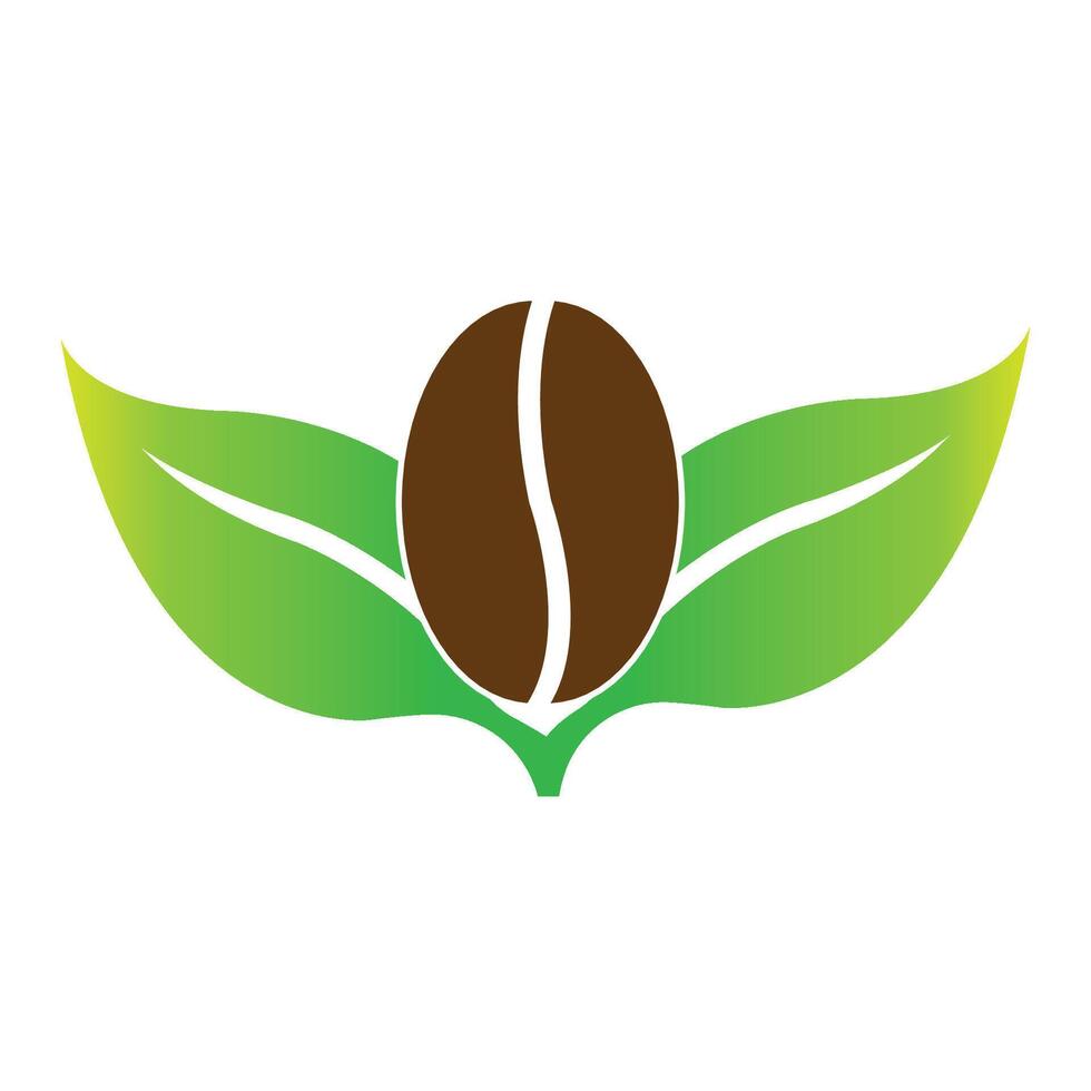 plantilla de diseño de vector de logotipo de icono de granos de café