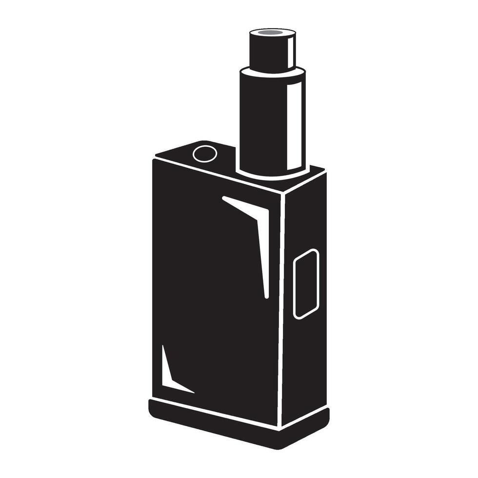 e-cigarette icon logo vector design template